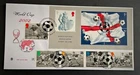 2002 World Cup Mini Sheet Stuart FDC. Unaddressed and with Wembley SHS