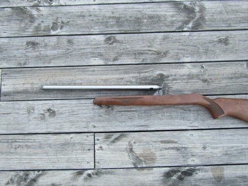 Ruger 10/22 LVT deluxe stock Stainless 20" threaded 1/2X28 barrel combo ABRA OK - Picture 6 of 12