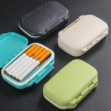 2X Portable Plastic Double Sided Cigarette Case Environmental Protection Storage