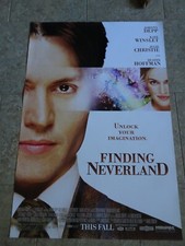 FINDING NEVERLAND - MOVIE POSTER WITH JOHNNY DEPP, KATE WINSLET & DUSTIN HOFFMAN