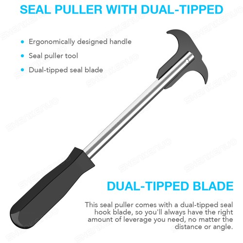 2Pcs/Set Car Pick&Hook Tool O Ring Oil Seal Gasket Puller Remover Hand Tools A+ - Picture 7 of 13