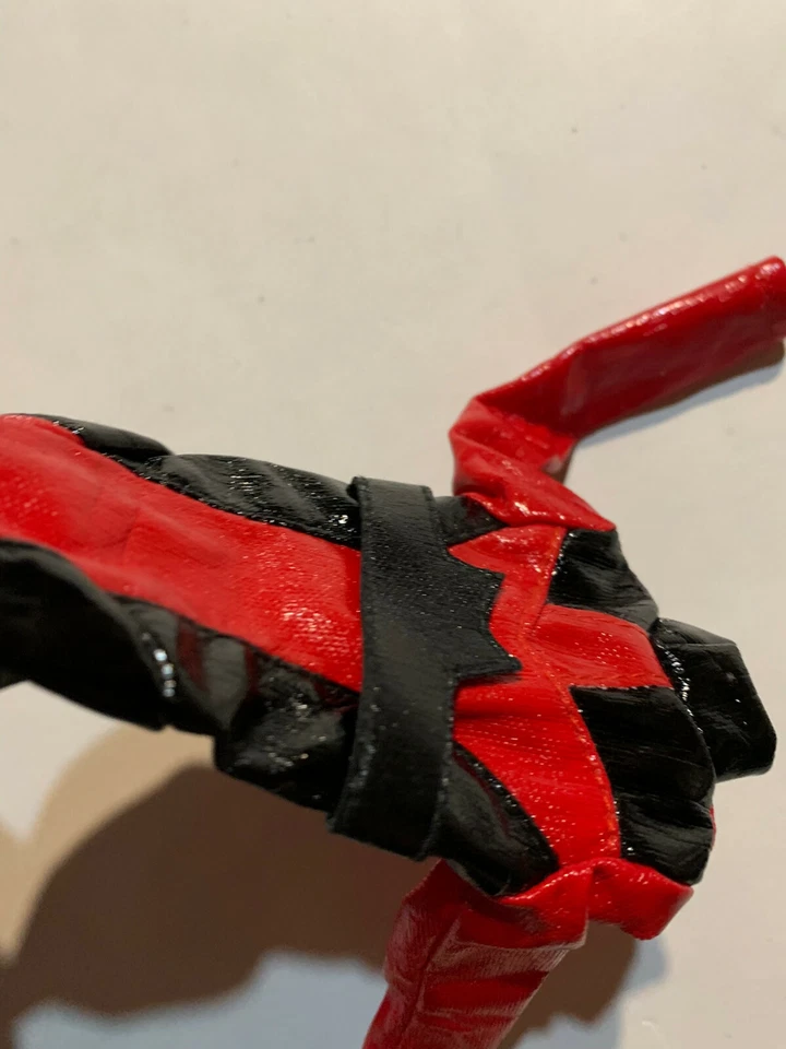 Barbie My Scene, Scuba Suit, vinilo pvc catsuit rojo body para 12" figura muñeca Foto 3 de 4