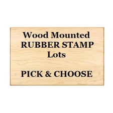 Wood Mounted RUBBER STAMP SETS Pick Choose PSX Hero Arts Studio G Many More