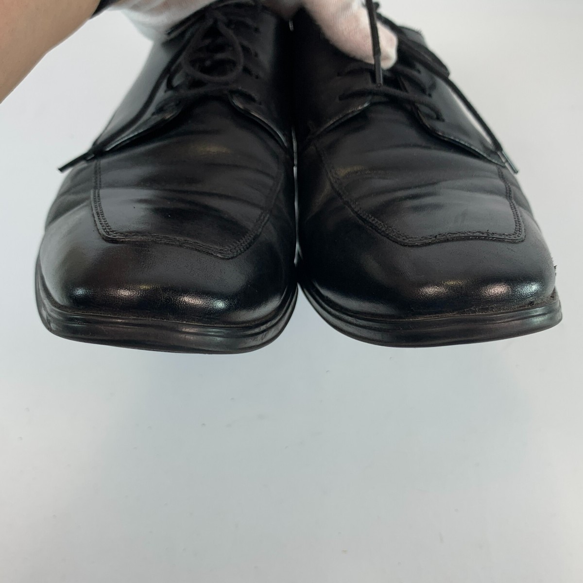 Cole Haan Dress Shoes Black Leather Oxford Lenox Hill Split 