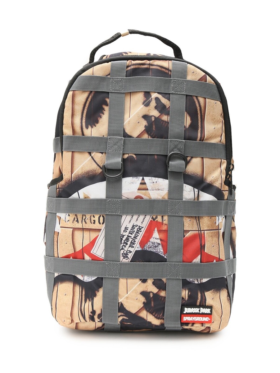 Sprayground Jurassic Park Movie Logo Backpack Laptop Books Bag
