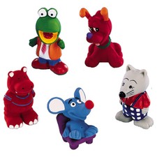 Nobby Latex Tierfigur 8-10 cm mit Stimme für Hunde - Lustiges Spielzeug