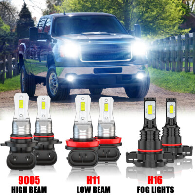LEADTOPS 1 Pair LED Car Headlight H4 H7 H11 H8 H1 9005 HB3 9006 HB4