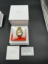 ESQ watch 14kt Yellow Gold PVD Stainless Steel Case And Bracelet Model #07101401