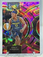 2024 Panini Select WNBA Erica Wheeler Premier Level #152 Pink Ice Prizm Fever
