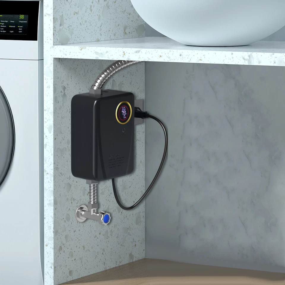 Calentador de agua instantáneo AC110V 3000W calentador de agua eléctrico calentador de agua caliente Foto 3 de 4