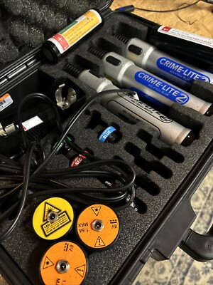 Foster & Freeman Forensic Crime-Lite 2 | With Batteries And Charger & Case!