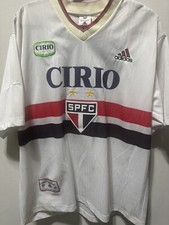 Rare Vintage 1998 Adidas Sao Paulo FC SPFC Matchworn Brazil Cirio Size G