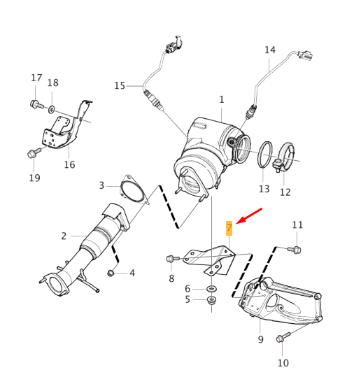 VOLVO XC90 II Exhaust Holder 31439520 for sale online | eBay 