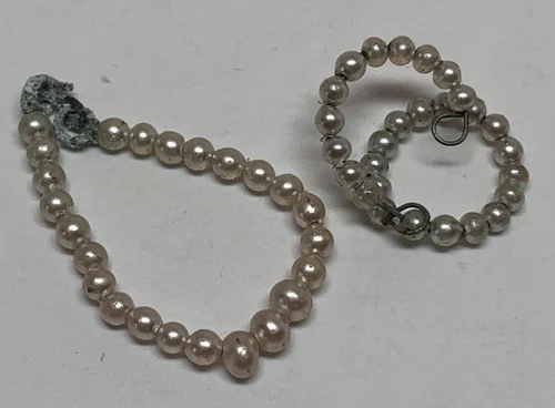 Vintage Barbie Pearl Necklace And Snake Bracelet 1960s Doll Jewelry Accessories