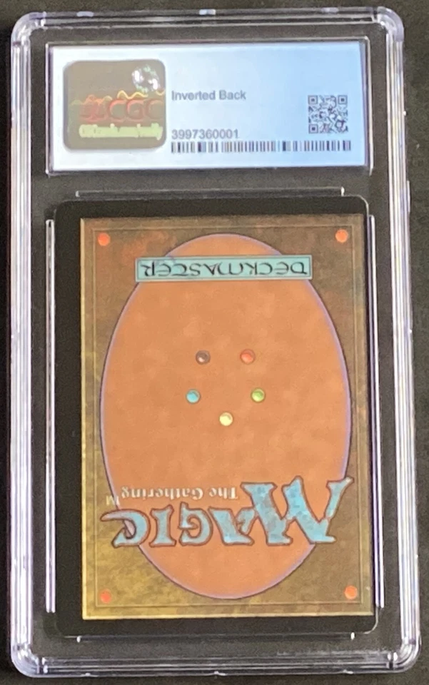 MTG Magic MISPRINT Upside Down Back FACTORY ERROR Tempest Tahngarth's Rage CGC - Image 2 of 2