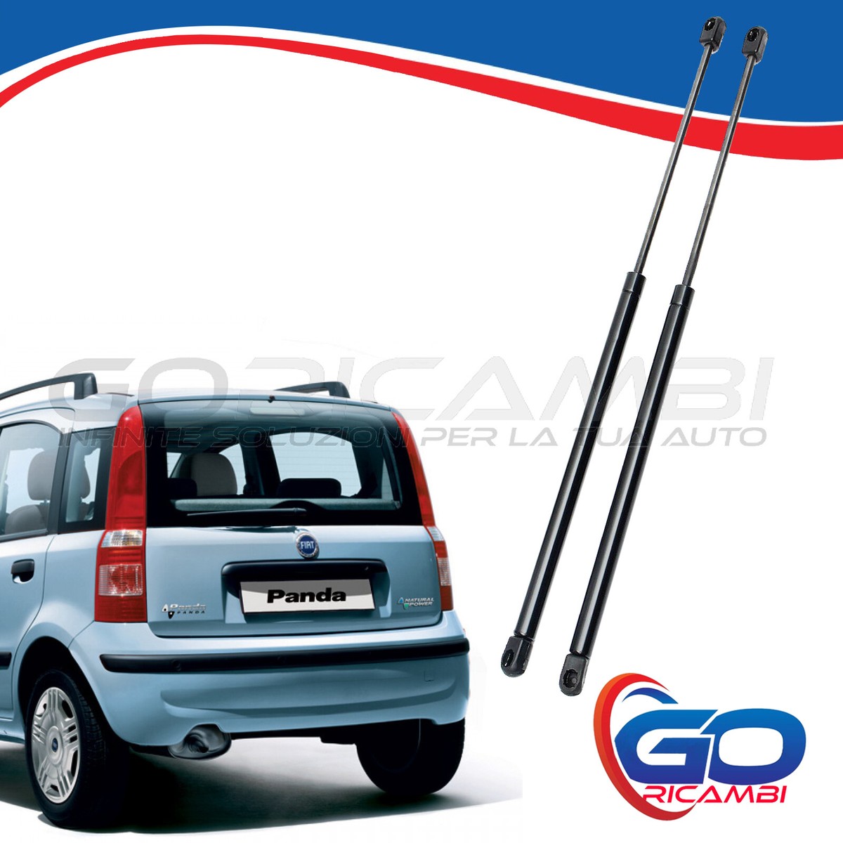 Molla A Gas Per Portellone Posteriore Fiat Panda 141 (1986-2003) - Ricambio Originale 3552546 - Foto 10