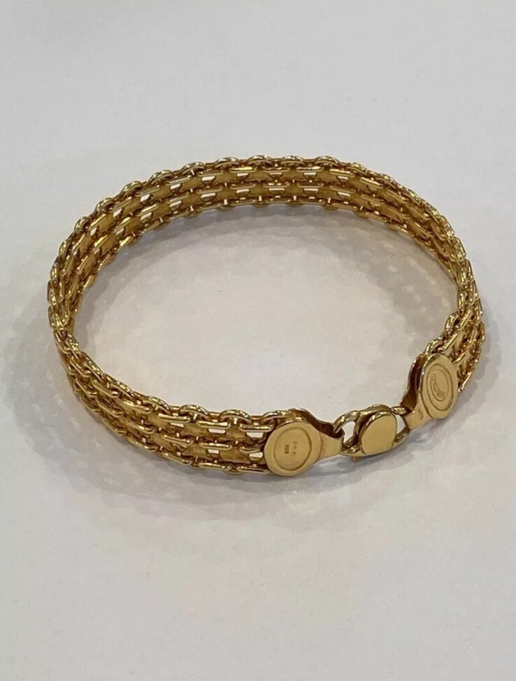LETICIA(レチシア) VALLETTA(Gold) 14K GOLD ITALY LJMC BREV 753 AR STAMPED CHAIN LINK BRAVETTO