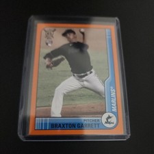 2021 Topps Big League - Veterans & Rookies Braxton Garrett #135 Orange (RC)