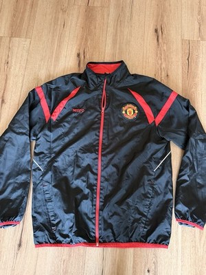 Manchester United Official Merchandise Soccer Jacket Men's Black Red Size M