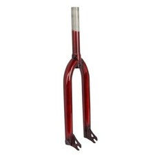 PRO BMX 20" Fork MX Steel 1-1/8" Threadless Gloss Translucent Red