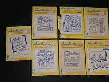 Embrodiery Iron Transfers Lot Of 7 New Flower Themed