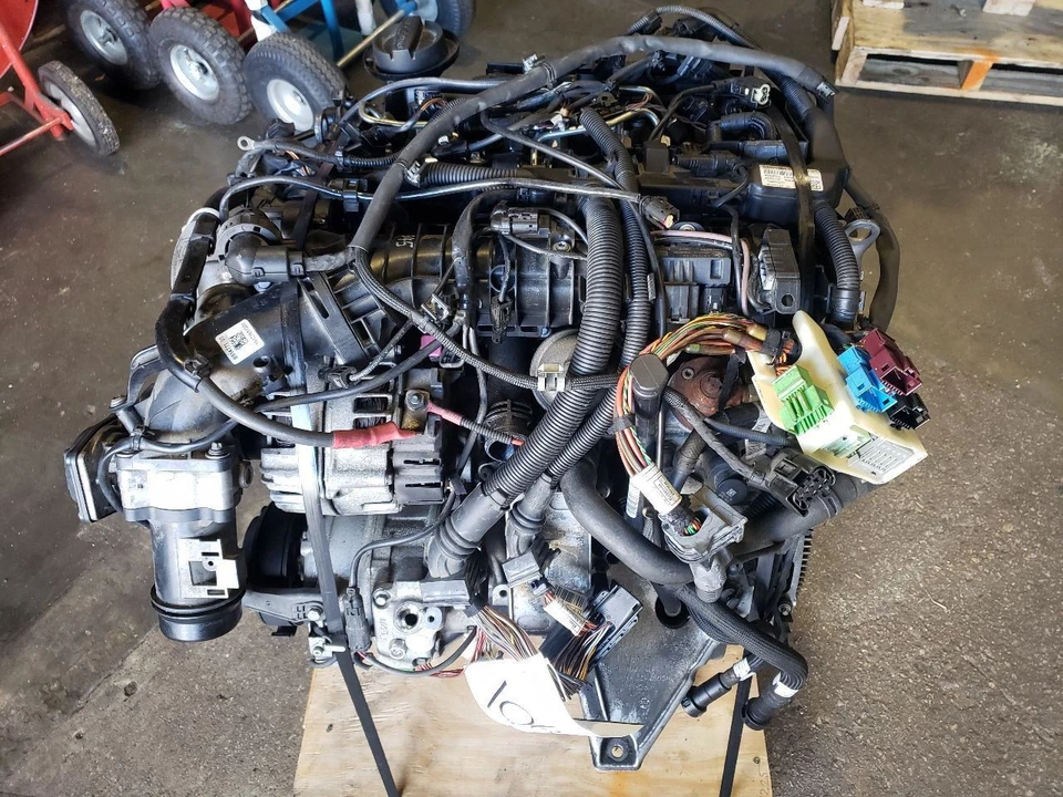 N47N Engine - 2014 BMW 328D F30 Diesel xDrive Auto 2.0L Turbo 14-18 OEM 140000km - Image 3 of 4