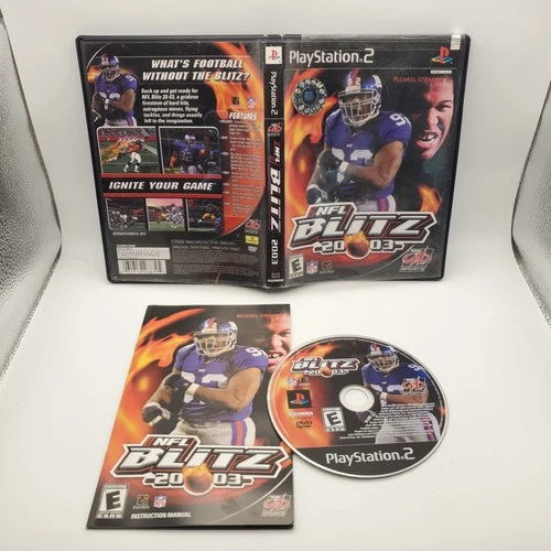 NFL Blitz 2003 (Sony PlayStation 2, 2002) CIB Complete, Tested And Working