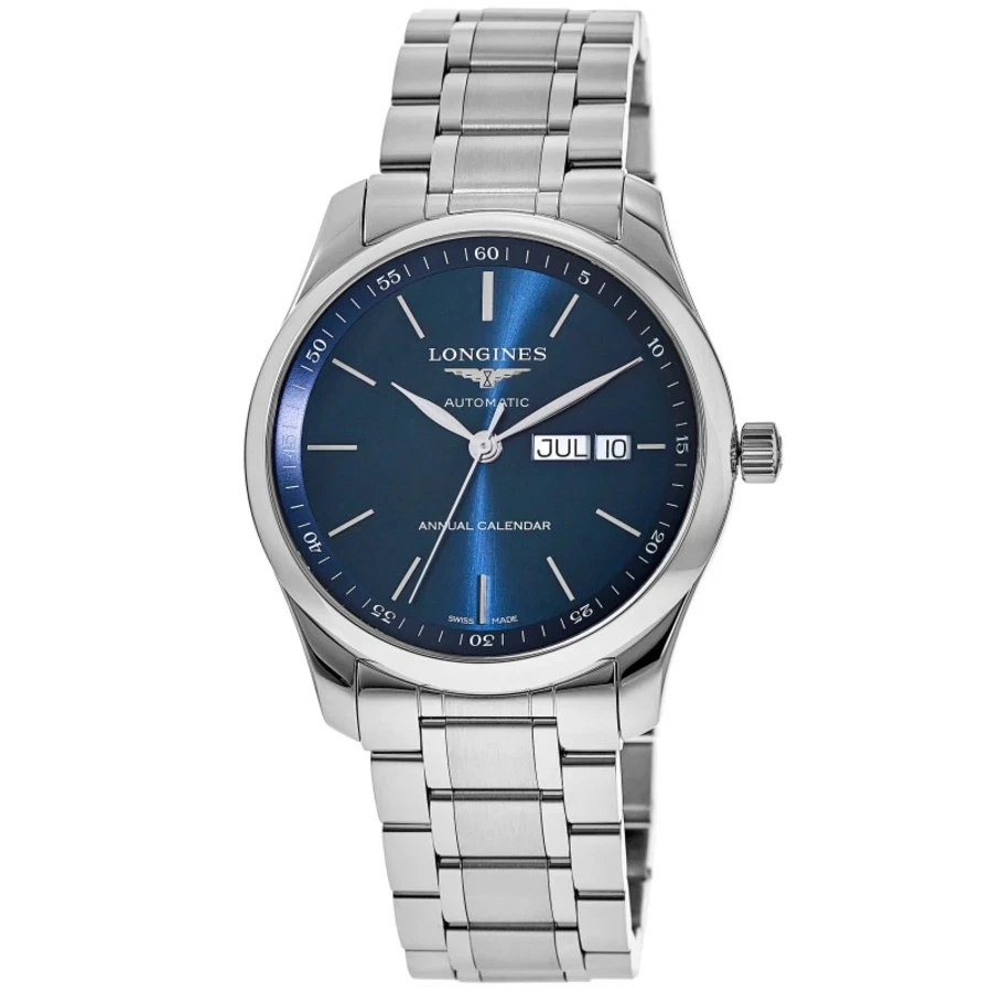Novo Relógio Masculino Longines Master Collection Automático 40mm Azul L2.910.4.92.6
