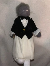 Vtg Russ Berrie 6” Musical Conductor Mouse No. 9318