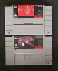 Final Fantasy 2 & 3 Bundle (Super Nintendo, SNES) Lot of 2 Tested Cartridges