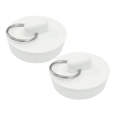 2 Pack Rubber Drain Stopper, Universal Bathroom Sink Stopper Bathtub 1-1/2 Inch