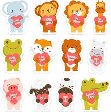 360 PCS Valentine  s Day Stickers for Kids Crafts, Assorted Valentines Animals
