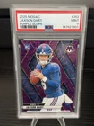 🏈 2025 Panini Mosaic Jaxson Dart Purple Scope PSA 9 RC #362 Rookie