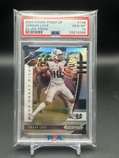 2020 Prizm Draft Picks JORDAN LOVE Silver Prizm Rookie Card #148 PSA 10 GEM-MT. rookie card picture