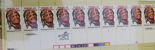 Scott 2088 - 1984 Douglas Fairbanks 10 US 20¢ Stamps NH - Unused