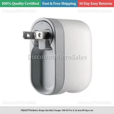 F8Z630TT04 Belkin Single Usb Wall Charger 10W 5V Pwr 2.1A And 4Ft Sync for