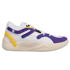 PUMA Trc Blaze Court Basketball  Mens White Sneakers Athletic Shoes 37658207