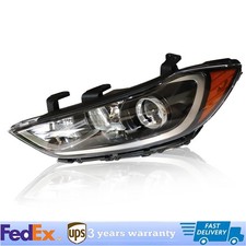 2017-2018 Hyundai Elantra Driver Side Headlight Halogen Infinity Black