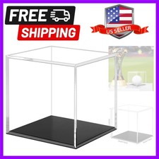 Clear Acrylic Boxes for Collectibles Display Removable Clear Display Case Sma...