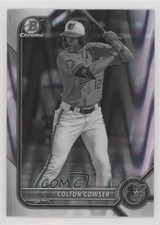 2022 Bowman Draft Chrome Black & White RayWave Refractor Colton Cowser 0l1