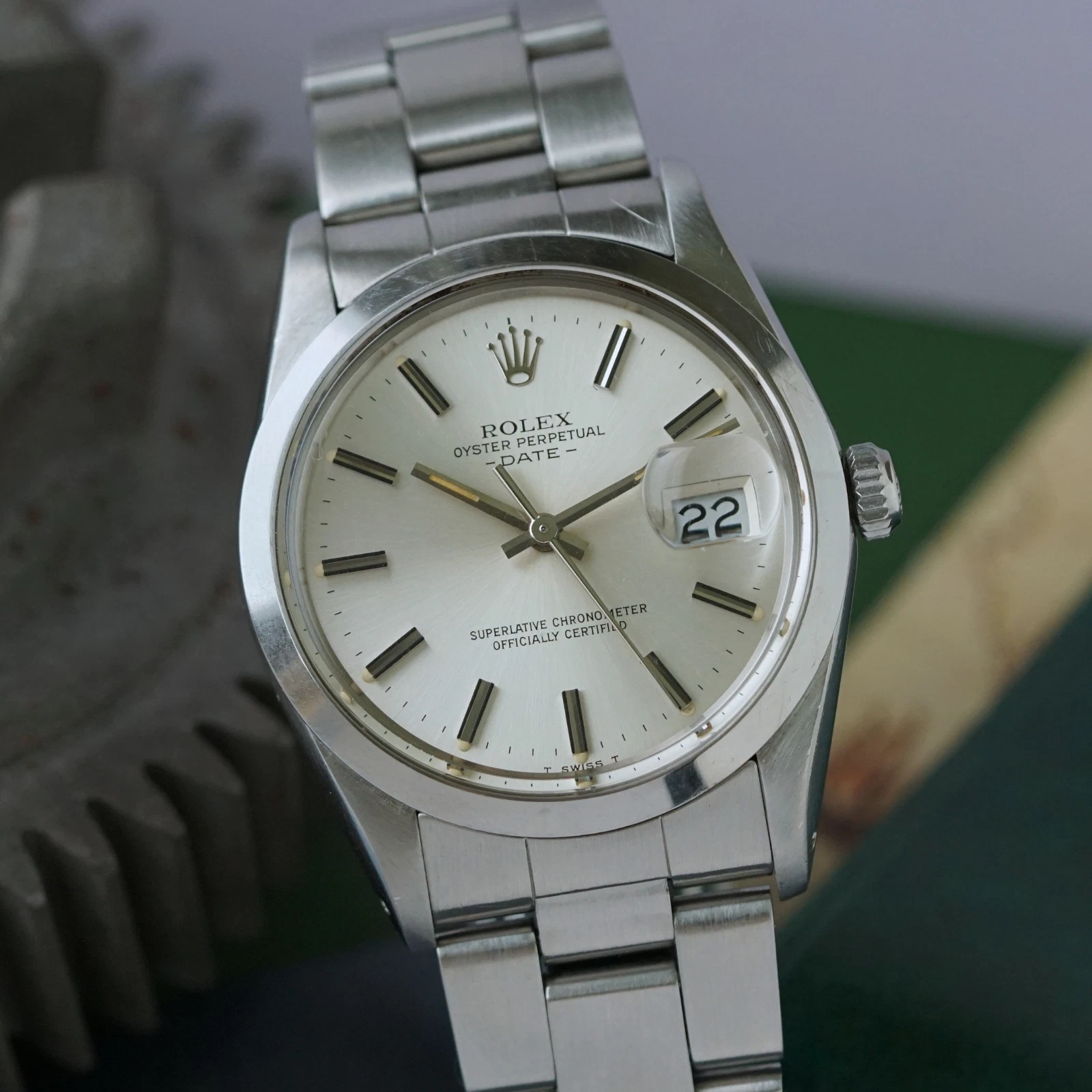 Rolex — Rolex 1987 Date 15000 Oyster Perpetual Stainless Steel | Paper | Box Automatic