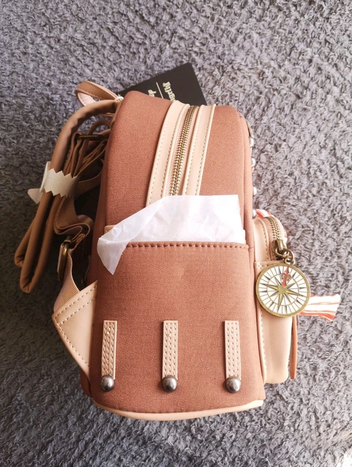 Loungefly Jack Sparrow Pirates of the Caribbean Cosplay Mini Backpack New Disney - Image 4 of 4