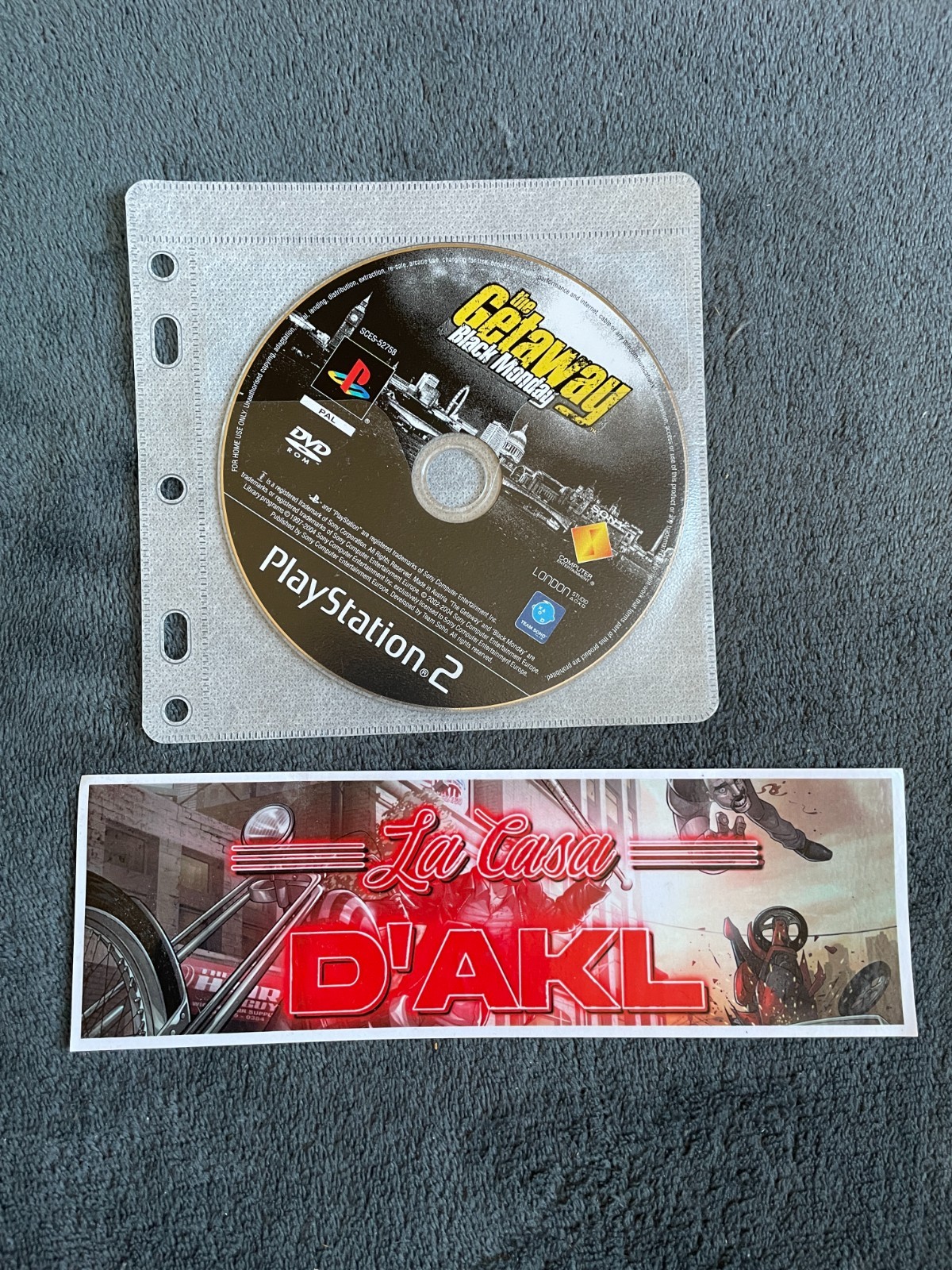 The Getaway : Black Monday CD SEUL sur Playstation 2 PS2 FR TBE