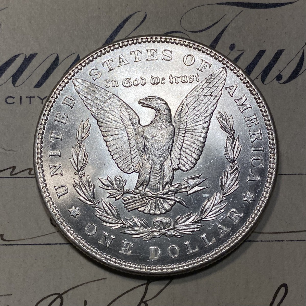 1888 Morgan Dollar From OBW Estate Roll Choice-Gem Bu