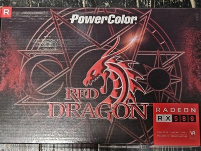 Power Color Red Dragon RX580 8GB GDDR5 Graphics Card 
