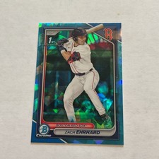 2024 Bowman Chrome Draft Sapphire ZACH EHRHARD 1st Rookie Dodgers RC ⚾️
