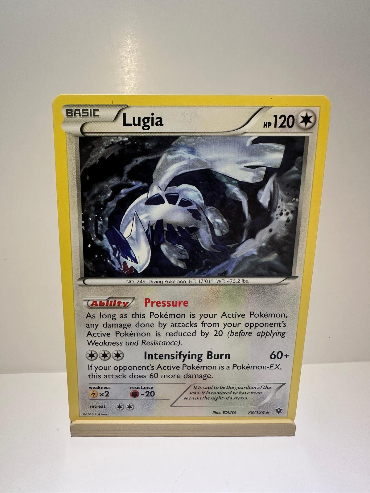 Lugia 78/124 Rare Fates Collide Pokemon Near Mint