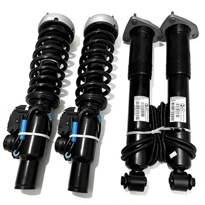 Front Rear Left Right Shock Absorbers w/EDC Module For BMW X5 E70