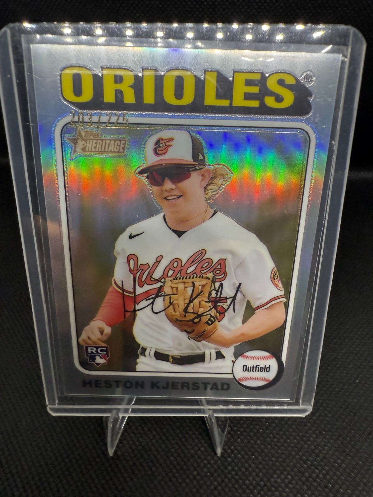 2024 Topps Heritage - Heston Kjerstad #327 (RC) Silver Chrome /225