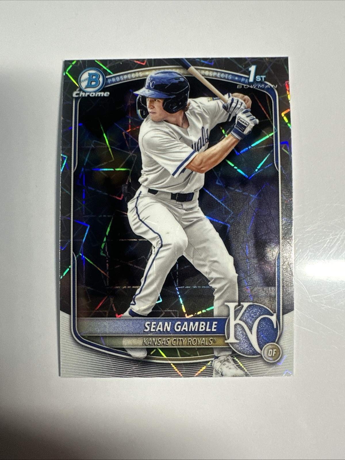 2025 Bowman Draft Chrome Sean Gamble #BDC-178 Laser Refractor (RC) First Rounder